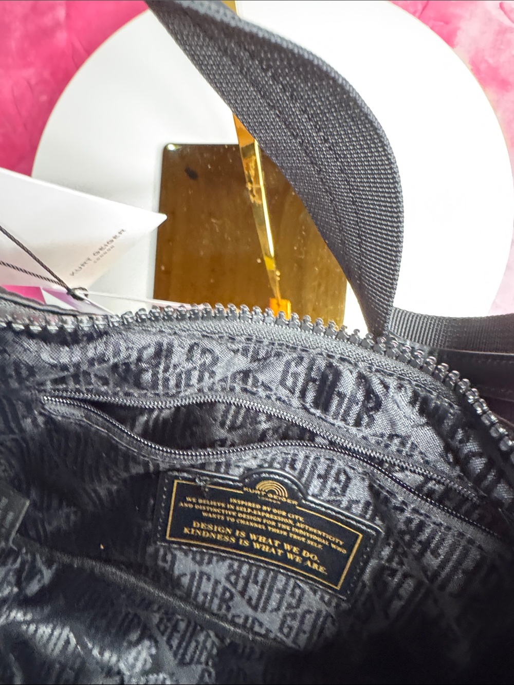 Kurt Geiger NWT Quilted Recycled Nylon Hobo • Black • 10x6x3 - Picture 12 of 15